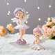 Xixiao Ballet Girl Ornaments Cute Cartoon Bedroom Bedside Table Desktop Children's Princess Room Decorations Small Gifts Ballet Princess Princess Tea Party