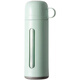 Miaopu Le verdickte Hochzeit Plastikglas Tasse Doppelschicht-Anti-Fall und Anti-Scenaling-Doppelschicht-Glasbecher-Wärme und Anti-Scenen für Männer und Frauen 480 ml Kangxin Plastikglasbecher 826 Kapazität 480 mmc