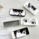 Glasses box high-value animation animation black men and women face-covering glasses box custom peripheral student storage box simple glasses box z3899 white