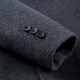 CEO mid-length double-sided cashmere coat for men middle-aged wool wool inner liner jacket winter top blue M 170/size (recommended 110-125 Jin [Jin equals 0.5 kg])
