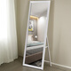 Mirador de aderezo L/S Mirror de cuerpo completo Modado de espejo de espejo montado en la pared Modelo actualizado de espejo HD Modelo actualizado - Patrón de plata 150*40 cm