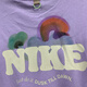 Nike (NIKE) short-sleeved T-shirt women's 2025 summer new sportswear knitted breathable round neck top HF6180-133 pure cotton HF6180-517 purple L
