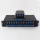 Front is fiber optic terminal box SC/FC/LC/ST full 8-port terminal box 4/12/24 core rack-type optical cable fusion box 24-port/48 core LC [full compatible]