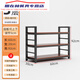 Rack de almacenamiento de cocina ajustable Lnga Landgre Rack múltiple de la capa múltiple Gabinete de almacenamiento de almacenamiento de horno de microondas Rack de almacenamiento multifunción de 4 capas 12035