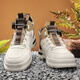Luoyan Martin Boots Herren Sommer Neue Outdoor-Arbeitsstiefel Männer Britisch vielseitige Männerstiefel erhöhte und atmungsaktive High-Top-Männerschuhe vielseitige Reis-Gutschuhhalle T222A [dünner Stil] 43