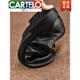 CARTELO high-end business low-cut round-toe casual leather shoes 2025 new men's shoes youth lace-up genuine leather cowhide small leather shoes for men black 42