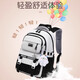 GPHF Japan GP burden reduction and spine protection schoolbag for women with super large capacity new style junior high school students backpack elementary school students backpack 9908 black 2-piece set collection plus shopping cart baby gift pendant
