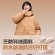 Bosideng Chaqueta de invierno fuera de temporada para mujeres con capucha corta engrosado nuevo National Standard 90 Velvet Fashion Fashion Loose Chaqueta