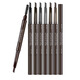 Color Hut Allie Eyebrow Pencil Etty Allie Double-head Rotating Hut Eyebrow Pencil Eyebrow Powder Beginner's eyebrow drawing with eyebrow brush 2# gray coffee new style 30% longer