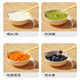 Yoshida Kumori Baby Supplementary Food Bowl for Newborns with Rice Paste Rice Noodle Special Bowl for Baby Water Feeding Bowl Spoon Set Children's Tableware Quiet Yellow