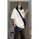 
POUM waffle short-sleeved T-shirt men's summer Hong Kong style loose casual simple high-end top round neck large size breathable short-sleeved HN-T3519 white L (recommended 110-130Jin [Jin equals 0.5 kg])