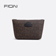 FION clutch bag women's new fashion trend lightweight dinosaur makeup bag toiletry bag Coffee (tiger) 082