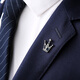 Kamalan (Kamalun) Crown Suit Brooch Men Men de poing d'usure formelle Collier Collier Bouton Collier Badge haut de gamme Accessoires