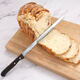 Lifestyle code Special bread knife that does not drop residue Stainless steel corrugated blade Non-deformation cutting knife Baking serrated knife Cake knife Japanese style bread knife