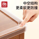 Abedila transparent anti-collision strips for children, environmentally friendly, non-toxic, soft-edged baby protection strips, corner baby table stickers, anti-collision artifact, 68mm thick recommended, adhesive-backed version, 0m wide, 2m long, 3M glue, no need to stick or tear, no trace
