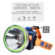 Los ojos brillantes de Xuanyouxiong LED LED buceado de pesca nocturna de litio al aire libre Batería ultrasónica Agricultura Agricultura Estilo chino 687 Color aleatorio (158W) Luz blanca