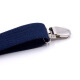 Zhuo Yansi Herrengürtel, Hose der Groomsmen, Gurte, ältere Hosen, elastische Riemenklammern, Männer- und Frauen-Hosenträger, Nicht-Schlupf-Hosenträger, Marineblau