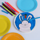 Kindergarten handmade special paper plate white disposable children's art diy painting colorful cake painting 6 inches / diameter 15.5cm (pack of 20)