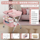 Heyu baby diapers table baby diapers change foldable multi-functional neonatal care operation table Monsoon ash (skeleton table upgrade)