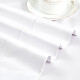 Ran brand five-star hotel four-piece set 100-count long-staple cotton satin simple high-end bedding white 1.8 meters