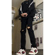 
7 best products ripped jeans men's spring and summer thin American high street light-flare loose straight slim trousers men DFFS-722 black (ripped) XL