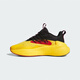 阿迪达斯 （adidas）男鞋AlphaBoost V2 新款复古休闲轻便透气减震运动休闲鞋男老爹鞋 黑黄IH3886 40