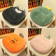 Yingzhuer cushion office chair sedentary bench thickened seat cushion student classroom dormitory butt pad can sit on the ground mat mat Husky one side mat one side plush 6 heightening skin-friendly cushion universal for all seasons