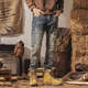 Western Camel (Vancamel) Spring and Summer Brand Trendy Brand American Jeans American Jeans Men Small Straight Foot Retro Retro Ripped Patch Pants Trendy H9735 Blue Jeans 28