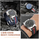 Kaidini Adaptado a Panerai Sumersible Stealth Serie PAM1391/1565/1579 Correa de goma de nylon Hebilla de color de acero original original 24 mm
