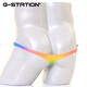 G-Station Nissan-Serie Herren-Tanga YKS Digitale Druck Hochelastizität bequem sexy enge ultra-tolle Taille-Tanga-Unterwäsche Streifen 1 Streifen XL (japanische Größe ist klein)