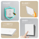 
International Electrician concealed 86 type switch socket frameless large panel white ultra-thin skin-like matte wall oblique 5-hole power socket five-hole socket