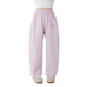 moonkids girls ice silk scimitar wide-leg pants summer 2025 new children's cool casual pants big children's summer mosquito-proof pants 15251 purple ice silk scimitar wide-leg pants 120 cm