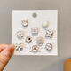 Daiyan neckline anti-glare concealed buckle clothes chest fixed brooch button accessories pins sewing-free artifact invisible small buckle anti-glare concealed buckle random 10 pieces