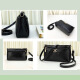 Midu crossbody bag, middle-aged mother bag, multi-layered, large-capacity, fashionable, mobile phone change, grocery shopping bag for the elderly, Mother's Day gift, middle-aged mother bag [HL526-Black]