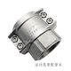 304 stainless steel inner wire pagoda movable joint EN14420 pipe clamping internal thread pivot tail tube horse gibi tower 4 inch DN100 inner tooth pagoda 304