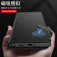 诺盟（NUOMENG） 适用三星s24ultra手机壳翻盖s23ultra全包防摔钱包款SM-S9280支架磁吸素皮保护套 绯影红 三星s24ultra