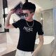 Meloban (Meloban) 2025 summer hot pure cotton XS size short sleeve T-shirt for men with a short short slim fit short body tights White M - (recommended 90-105Jin [Jin equals 0.5 kg])