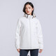 Western Camel VANCAMEL Trench Coat Jacket Women's Plus Fleece Thickened Short Jacket Windproof Warm Jacket Hooded Soft Shell Working Single-layer Shock Clothes 9930S-2 Ginkgo White-Women [Camo] XL