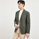 Septwolves suit men's jacket commuting versatile corduroy suit men's suit warm, soft and comfortable clothes tops men's 203 (military green) XL 175/92A