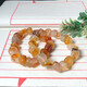Honganze old phoenix style marine chalcedony stone bracelet irregular bracelet agate grass flower men and women single loop 101