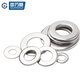 Guwanji 304 stainless steel flat washer, round ultra-thin metal washer, thickened screw flat washer, meson washer M18*56*3 (5 pieces)