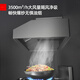 Sra. Zhexiang Haoma [Soporte de instalación de puerta en puerta] Caperino comercial Caperino de acero inoxidable Purificador de humo integrado Máquina integrada Alta potencia alta Succión Smoking Machine Canteen Kitchen Hotel Rural Tierra Estufa 180*80*45 cm [680W+680W Dual Fan] Instalación de puerta a puerta [Estilo de buque insignia]