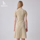 Hazzys Ropa para mujeres de verano Vestido de temperamento urbano de verano para mujeres AQWSC0BBC10 BEIGE BI L (165/88A 40)
