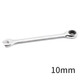 ELECALL fixed head ratchet wrench 10mm quick opening dual-purpose torx wrench labor-saving household industry ET090110