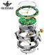 Oupinke (Oupinke) Switzerland certified famous watch top ten brands of green ghost watches for men fully automatic mechanical watches for luminous waterproof men's watch Oupinke-3271-Steel belt green free engraving