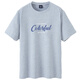 
TEEK pure cotton short-sleeved T-shirt for boys casual versatile clothes Student fashion printed top 2025 summer trendy men's clothing HS1301 flower gray M