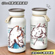 
Xiong Zhechaguanghui surrounding water cup thermos thermos cartoon 2D water cup milk coffee cup portable sun travel cream thermos--XU695 cat head 400ml large capacity