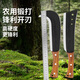 Dedong firewood cutting knife sickle high manganese steel household special machete for wood splitting logging tree felling knife manual farm tool artifact wood knife forged manganese steel straight head