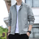 Dünne Mantel für Herren von Spechten Herren und Herren Herren 2025 neuer Stand-up-Kragenjacke trendy und vielseitige lässige Windbreaker-Jacke 686 [Bean Green] XL [Vorgeschlagen 110-125 Jin [Jin entspricht etwa 0,5 kg]]]