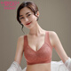 Modal Beautiful Back Back Sports Sports Sports para el sujetador sincronizado para mujeres reunidos con encaje de celebridades de Internet Breathable and No Wire Vest Style XL